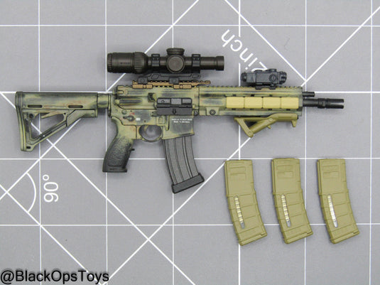 Camo HK416 Rifle w/Attachment Set (Easy & Simple)