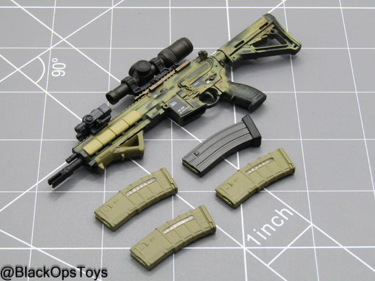 Camo HK416 Rifle w/Attachment Set (Easy & Simple)