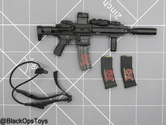 Black ZERT HK416C Rifle w/Attachment Set
