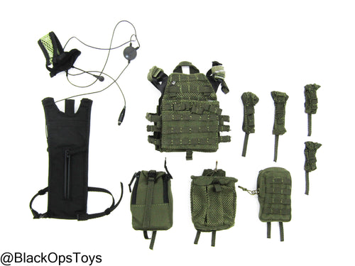 50th Anniv HK SDU - OD Green MOLLE Vest w/Pouch Set
