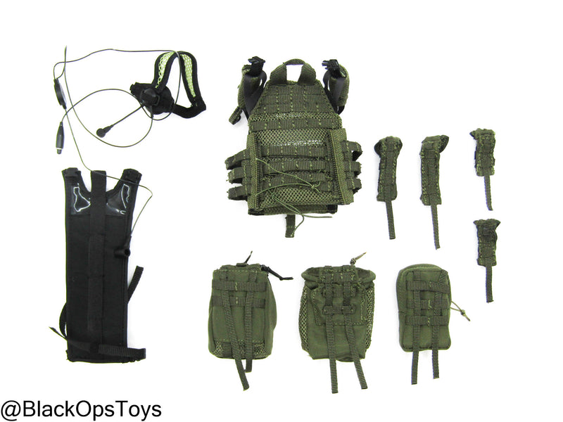 Load image into Gallery viewer, 50th Anniv HK SDU - OD Green MOLLE Vest w/Pouch Set
