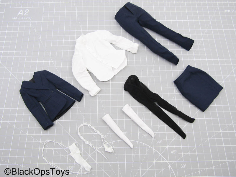 Load image into Gallery viewer, Female Dark Blue Suit Uniform w/Additional Skirt
