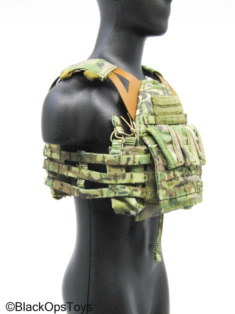 Load image into Gallery viewer, Woodland Camo MOLLE Tactical Body Armor
