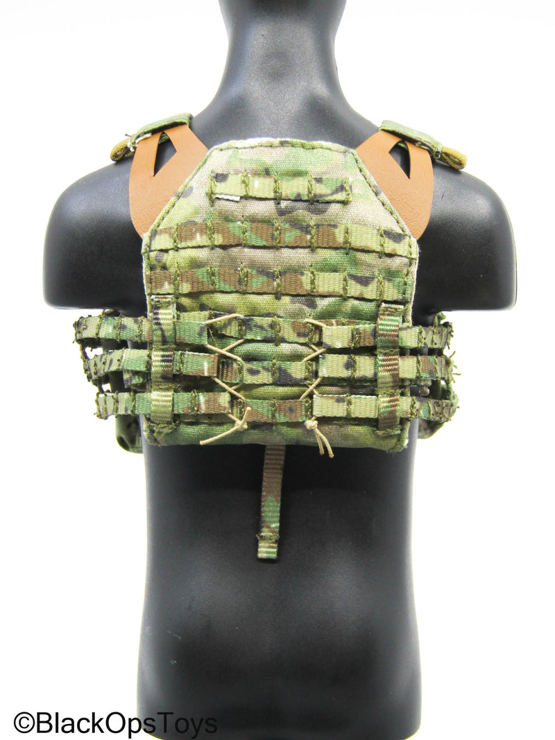 Load image into Gallery viewer, Woodland Camo MOLLE Tactical Body Armor
