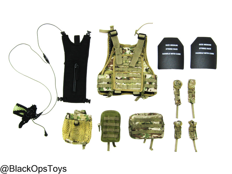 Load image into Gallery viewer, HK SDU Diver Assault Group - Multicam Plate Carrier Vest w/Pouch Set
