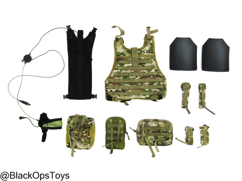 Load image into Gallery viewer, HK SDU Diver Assault Group - Multicam Plate Carrier Vest w/Pouch Set
