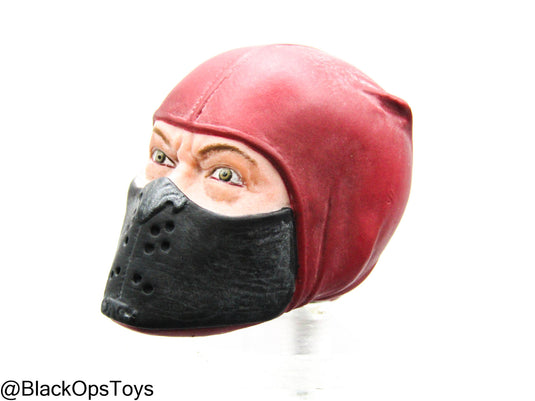 GI JOE - Cobra - Red Ninja - Exclusive Male Masked Head Sculpt