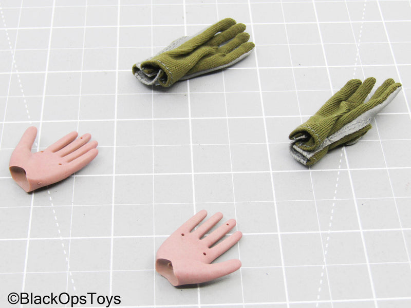 Load image into Gallery viewer, BHD OD Green &amp; Grey Gloves w/Hands
