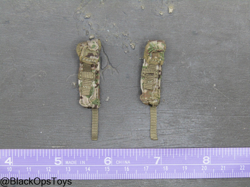 Load image into Gallery viewer, HK SDU Diver Assault Group - Multicam MOLLE 9mm Stick Mag Pouch Set
