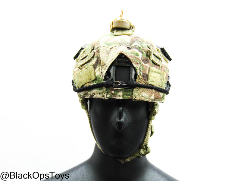 Load image into Gallery viewer, HK SDU Diver Assault Group - Multicam Helmet w/Strobe
