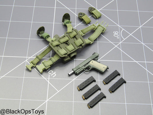 GI JOE - Desert Trooper Dusty - 1911 Pistol w/Drop Leg Holster