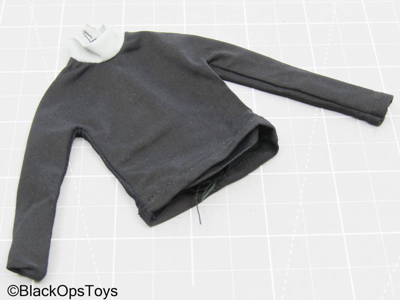 Load image into Gallery viewer, Female Black Turtleneck Long Sleeve Shirt
