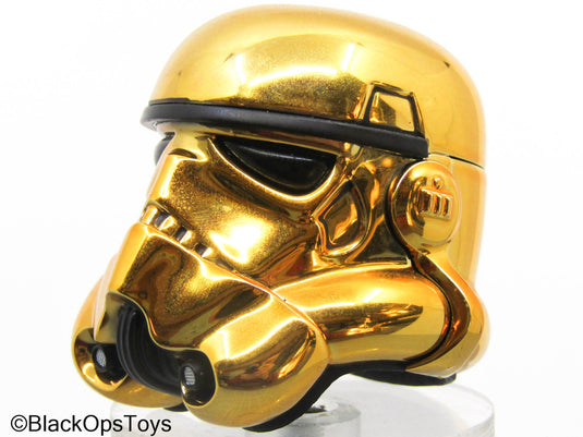 Star Wars - Gold Stormtrooper Helmet (Hot Toys)