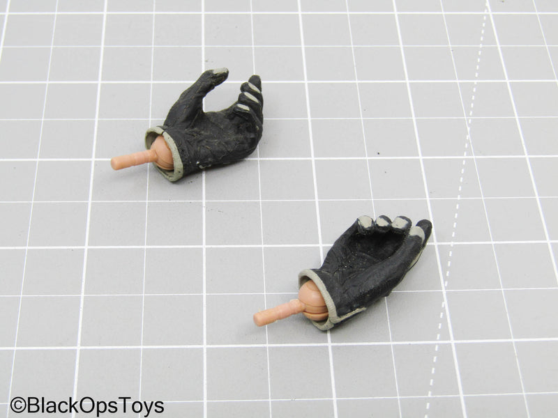 Load image into Gallery viewer, Black Gloved Hands w/Pegs
