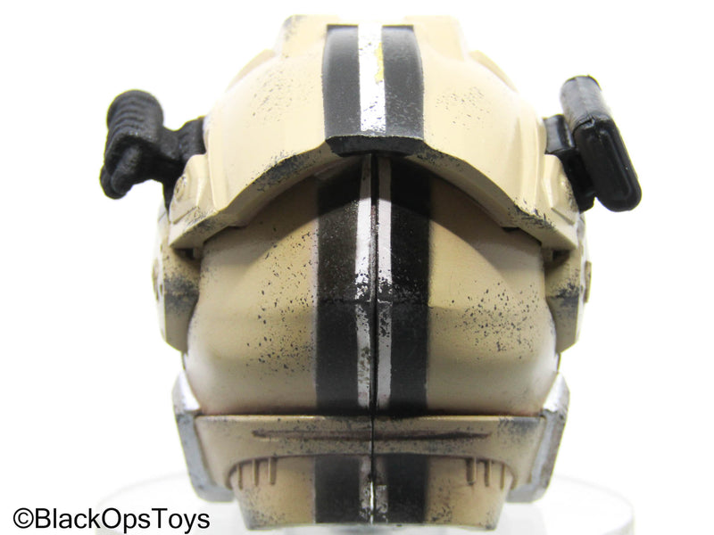 Load image into Gallery viewer, Tan Tactical Helmet Headsculpt w/Attachments &amp; Magnets

