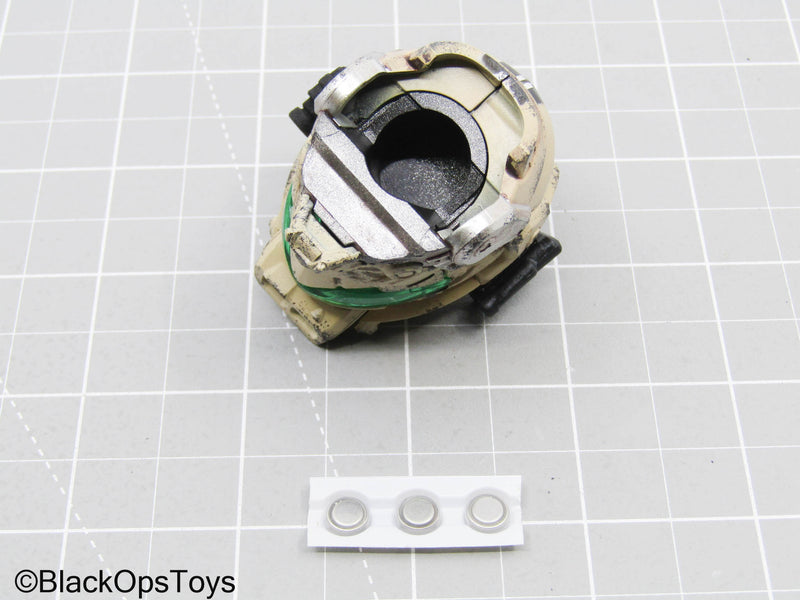 Load image into Gallery viewer, Tan Tactical Helmet Headsculpt w/Attachments &amp; Magnets
