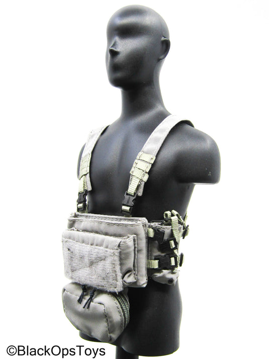 Grey Chest Rig w/Hanger Pouch
