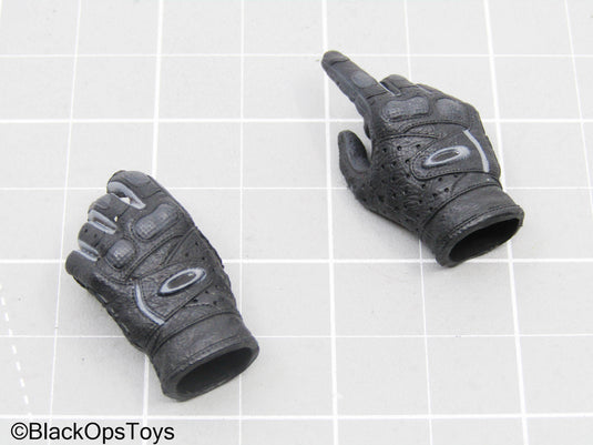 Black Gloved Hands