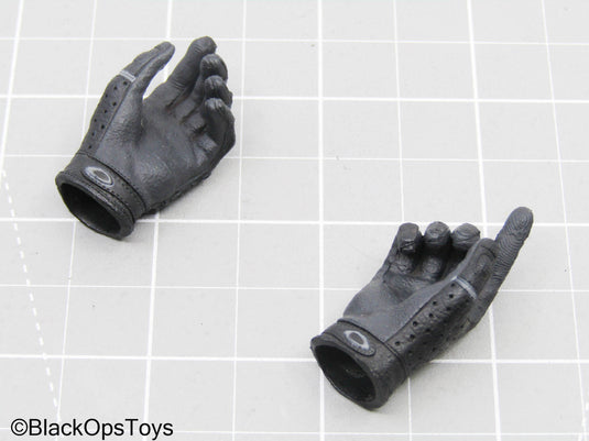 Black Gloved Hands