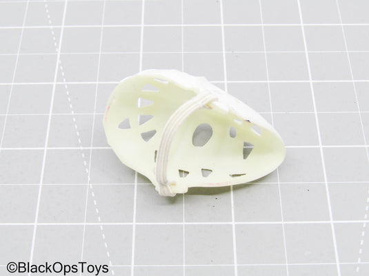 White MYLEC Goalie Hockey Mask