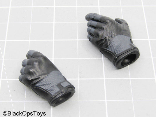 Black Gloved Left Hand Set (x2)