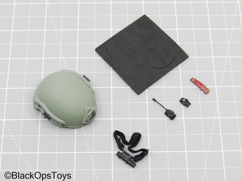 Load image into Gallery viewer, Green FAST Ballistic Helmet Set
