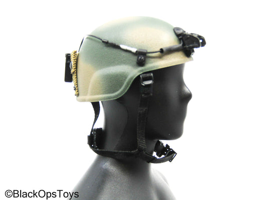 Woodland Camo CAG SFOD-D Gunner Helmet