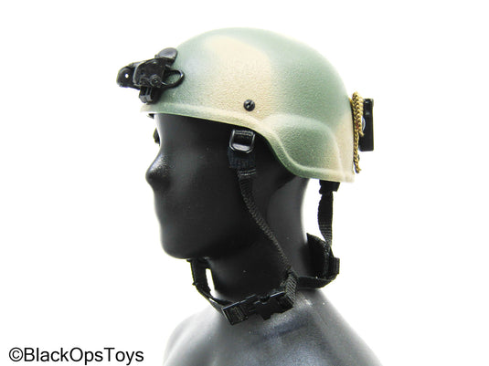 Woodland Camo CAG SFOD-D Gunner Helmet