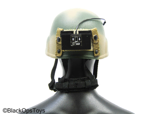 Woodland Camo CAG SFOD-D Gunner Helmet