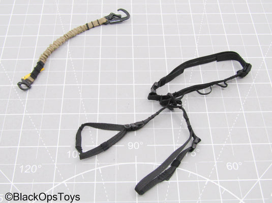 Black Harness w/Tan Retention Lanyard (DAM Toys)