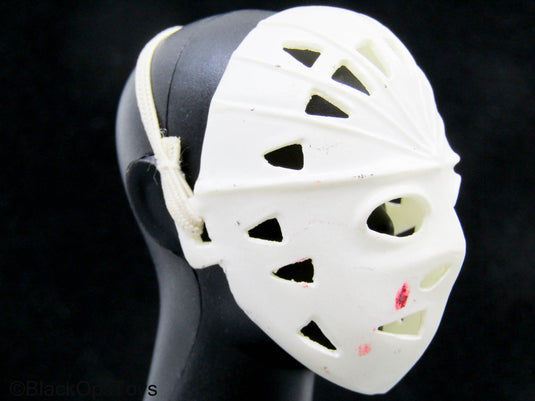 White MYLEC Goalie Hockey Mask