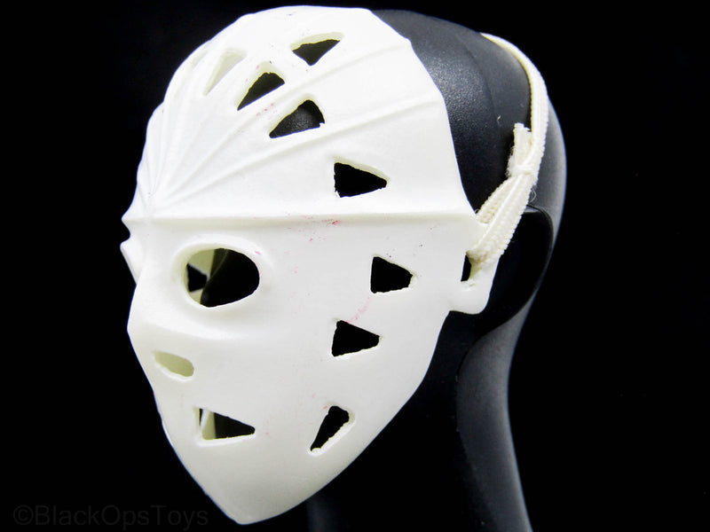 Load image into Gallery viewer, White MYLEC Goalie Hockey Mask
