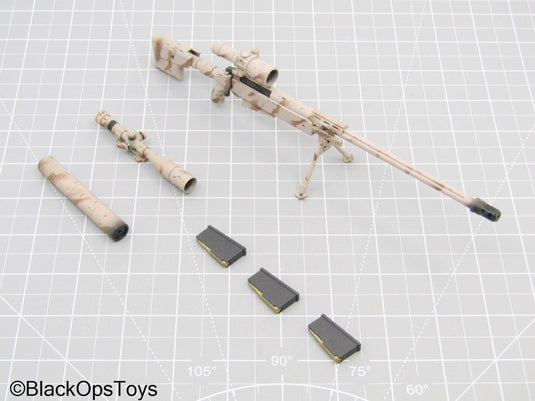 Desert Camo MK15 Sniper Rifle Set