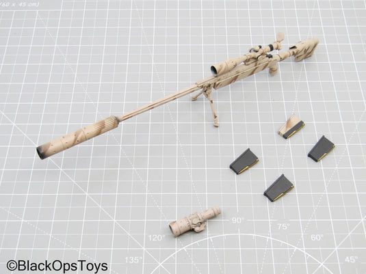 Desert Camo MK15 Sniper Rifle Set