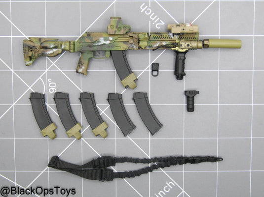 Camo AK-104 Rifle w/Attachment Set
