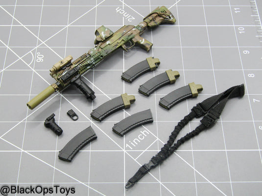 Camo AK-104 Rifle w/Attachment Set