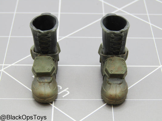 1/12 - SALVO Black Ops - Fortress Colossus - EOD Combat Boots (Peg Type)