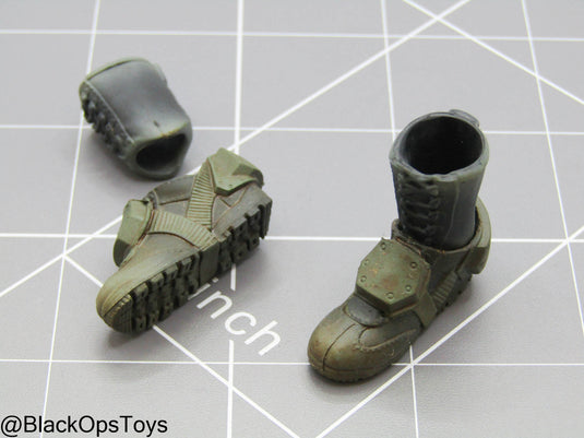 1/12 - SALVO Black Ops - Fortress Colossus - EOD Combat Boots (Peg Type)