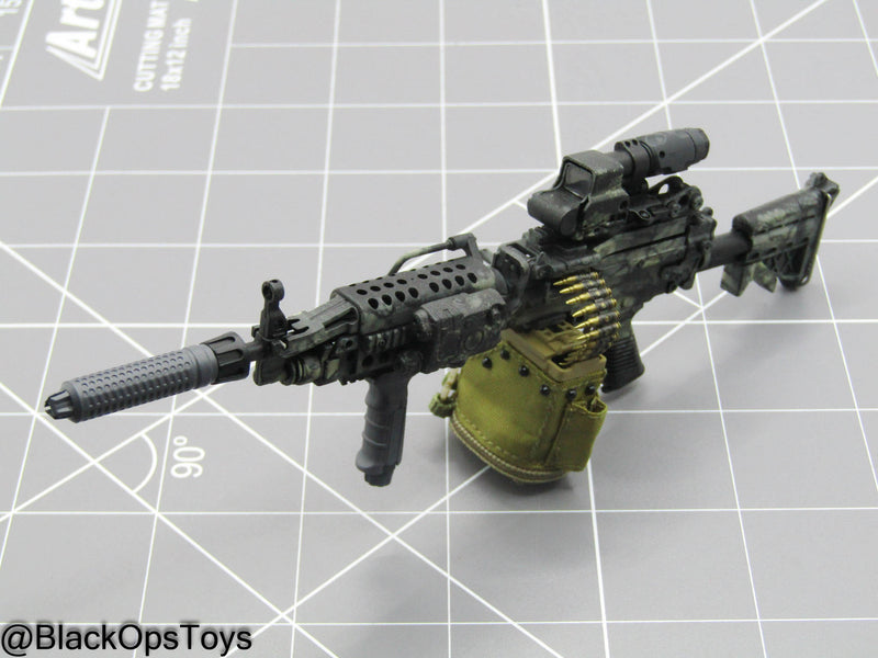 Load image into Gallery viewer, Snakeskin Camo M249 Light Machine Gun Set (Easy &amp; Simple)
