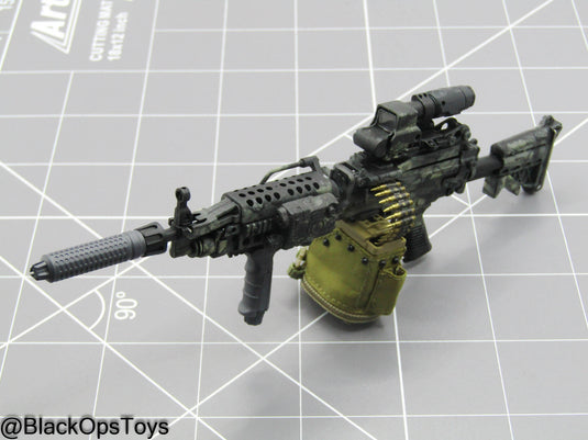 Snakeskin Camo M249 Light Machine Gun Set (Easy & Simple)