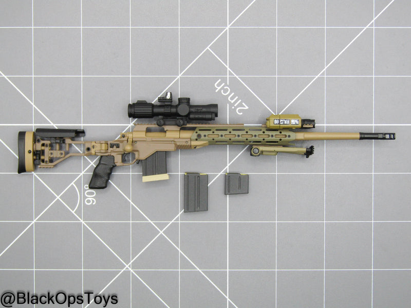 Load image into Gallery viewer, Tan Sniper Rifle w/Attachment Set
