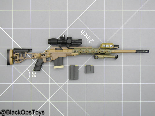 Tan Sniper Rifle w/Attachment Set