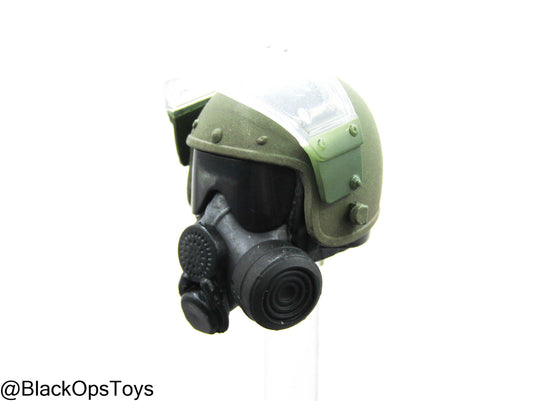 1/12 - SALVO Black Ops - Fortress Colossus - EOD Helmet w/Gas Mask Headsculpt