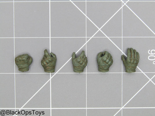 1/12 - SALVO Black Ops - Fortress Colossus - Left Trigger Gloved Hand Set (x5)