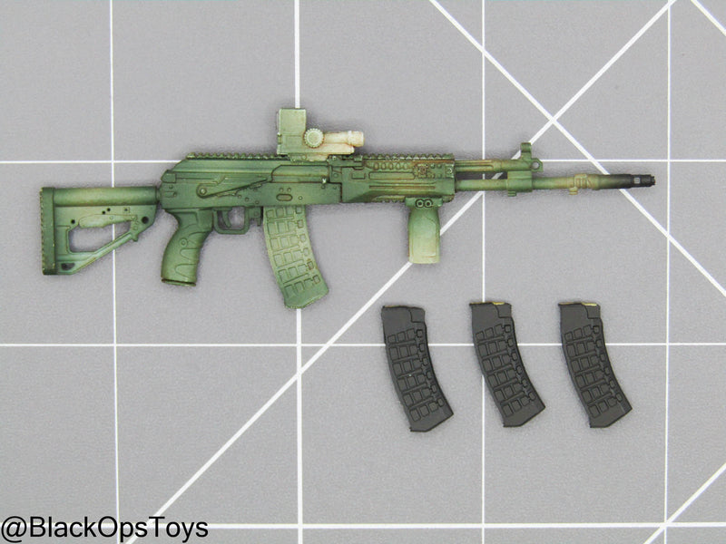 Load image into Gallery viewer, 1/12 - SALVO Black Ops - Fortress Colossus - AK12 Rifle w/Attachment Set
