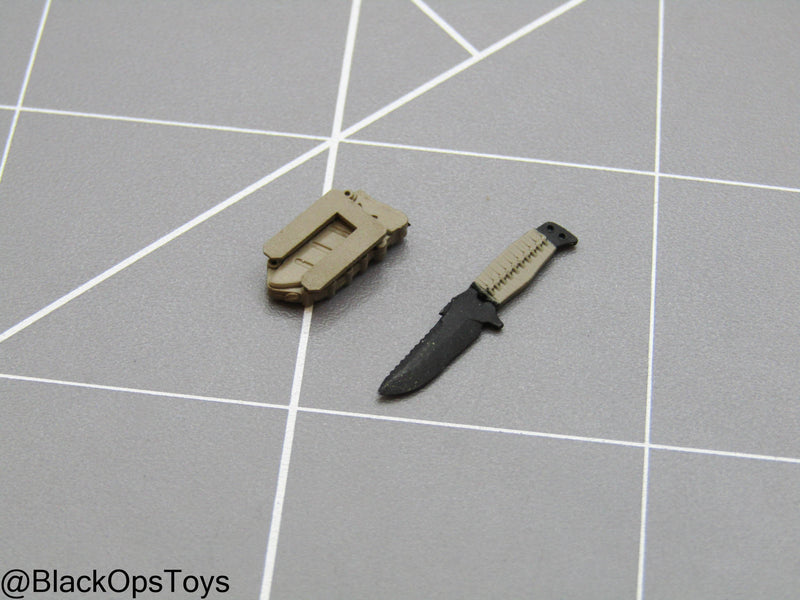 Load image into Gallery viewer, 1/12 - SALVO Black Ops - Unknown Operator - Knife w/Sheath
