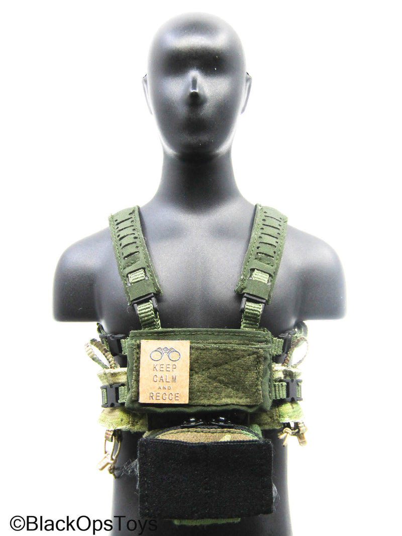 Load image into Gallery viewer, Female Multicam Camo Chest Rig w/Hanger Pouch &amp; Mag Carrier

