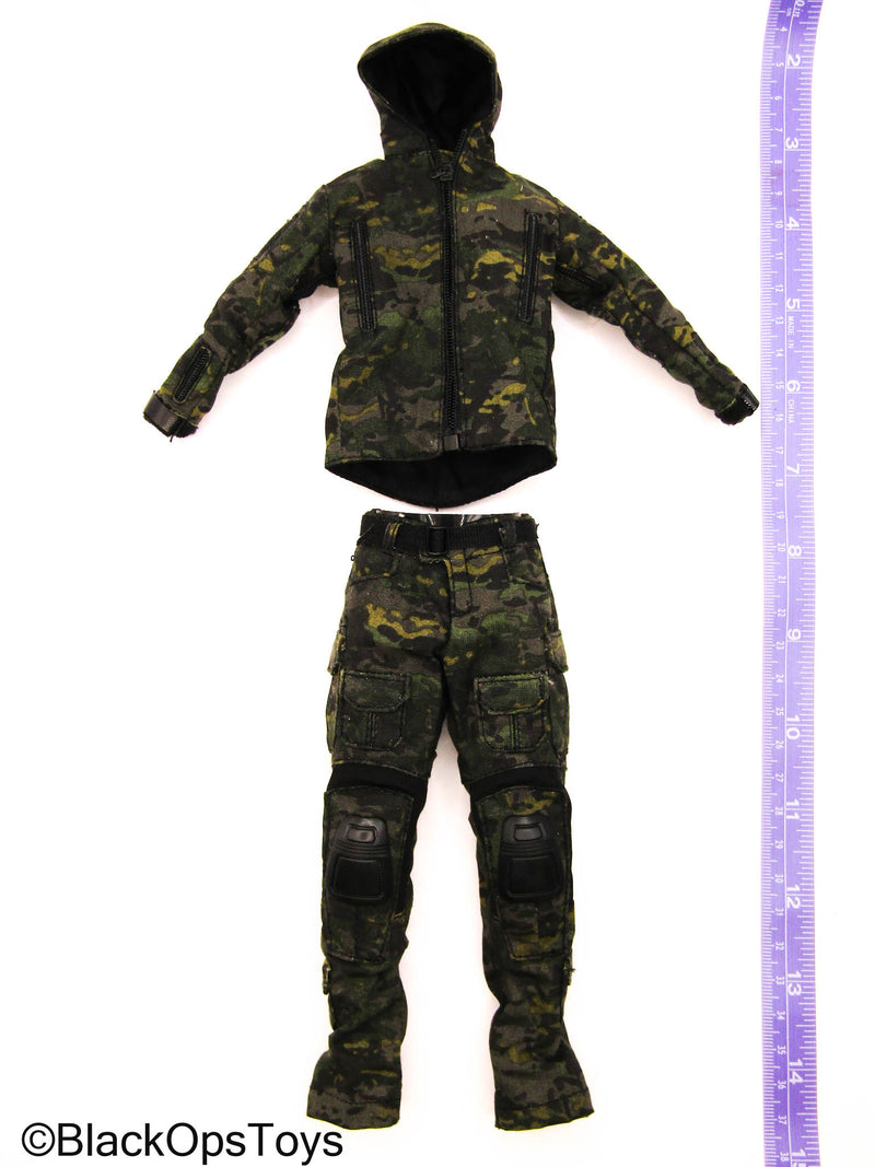 Load image into Gallery viewer, Miss Spetsnaz - Female Black Multicam Combat Uniform Set
