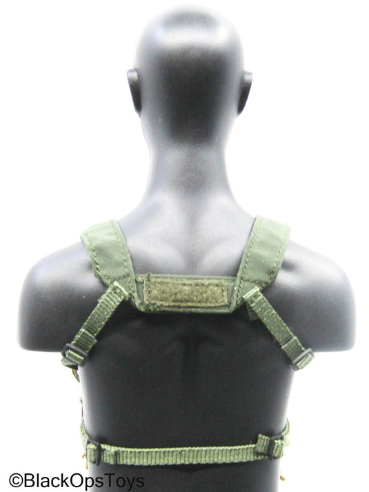 Female Multicam Camo Chest Rig w/Hanger Pouch & Mag Carrier