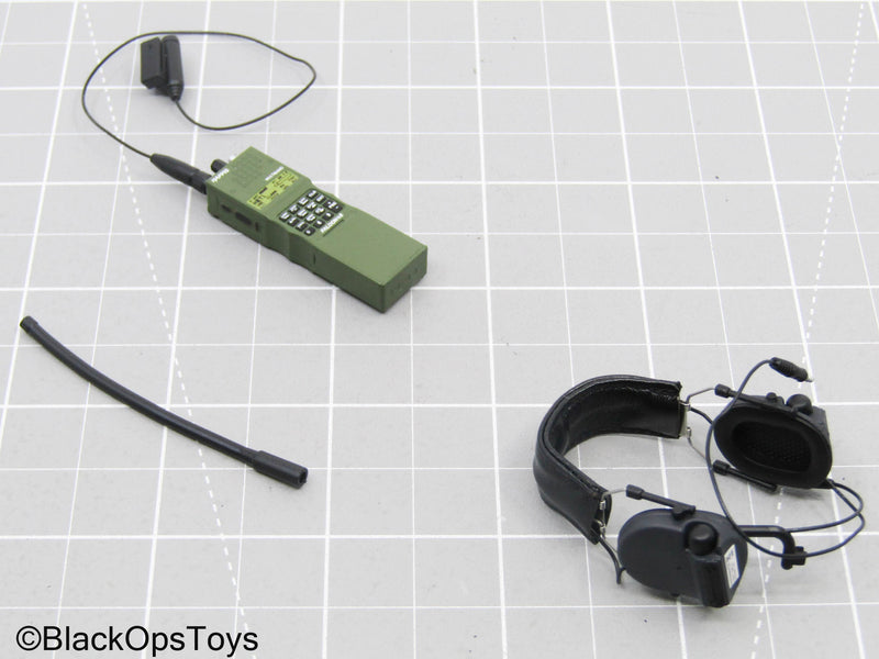Load image into Gallery viewer, OD Green w/Black Headset &amp; Antenna (Easy &amp; Simple)
